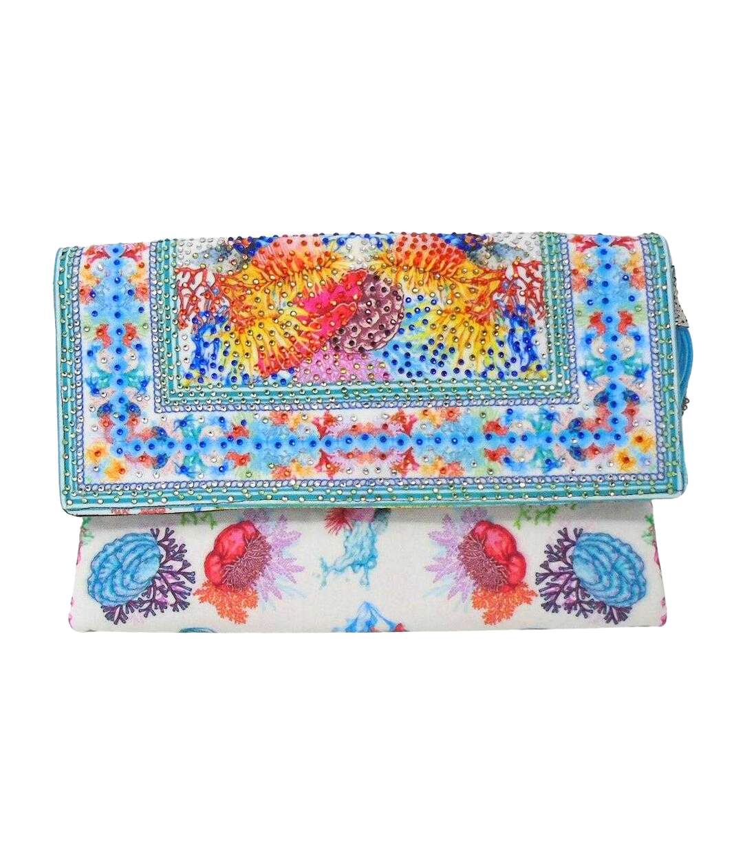 Bonaire Reef Clutch Bag One Size White Blue Orange Inoa-1