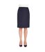 Brook Taverner Womens/Ladies One Pluto Midi Skirt (Navy) - UTPC6577