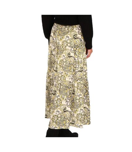 Jupe Longue Jaune Paisley Femme Les Tropéziennes Girelle - L