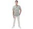 Chemise homme été manches courtes LORENZO imprimé Palmyre Coton Du Monde-1