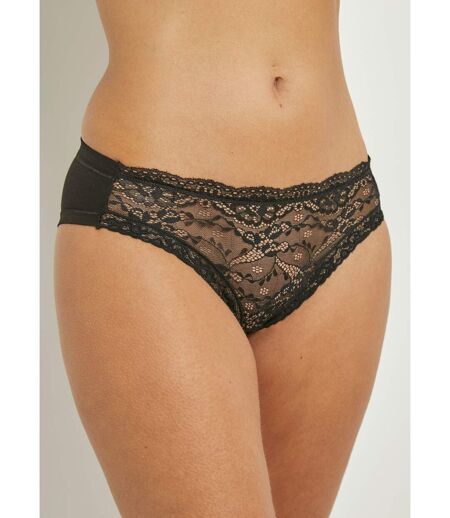 Culottes devant dentelle et coton