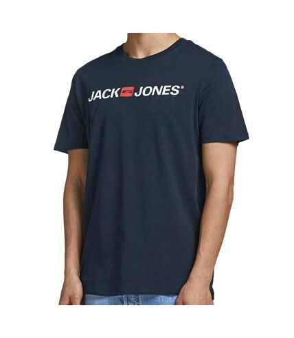 T-shirt Marine Homme Jack & Jones Neck