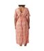 Robe Fleuries Rose/Rouge Femme Vero Moda Marternity Mia - L