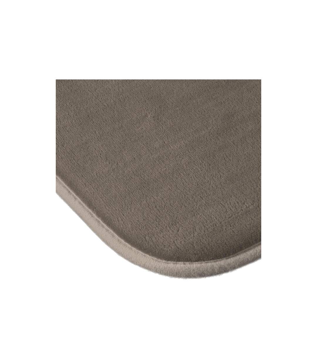 Tapis Salle de Bain Mémoire de Forme 50x80cm Taupe-2