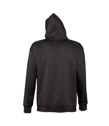 SOLS Slam Unisex Hooded Sweatshirt / Hoodie (Black) - UTPC381