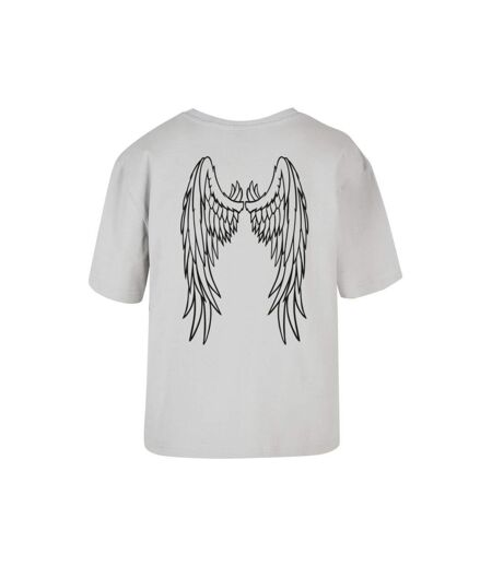 T-shirt Femmes/ladies Angel Wings Asphalte Léger Miss Tee