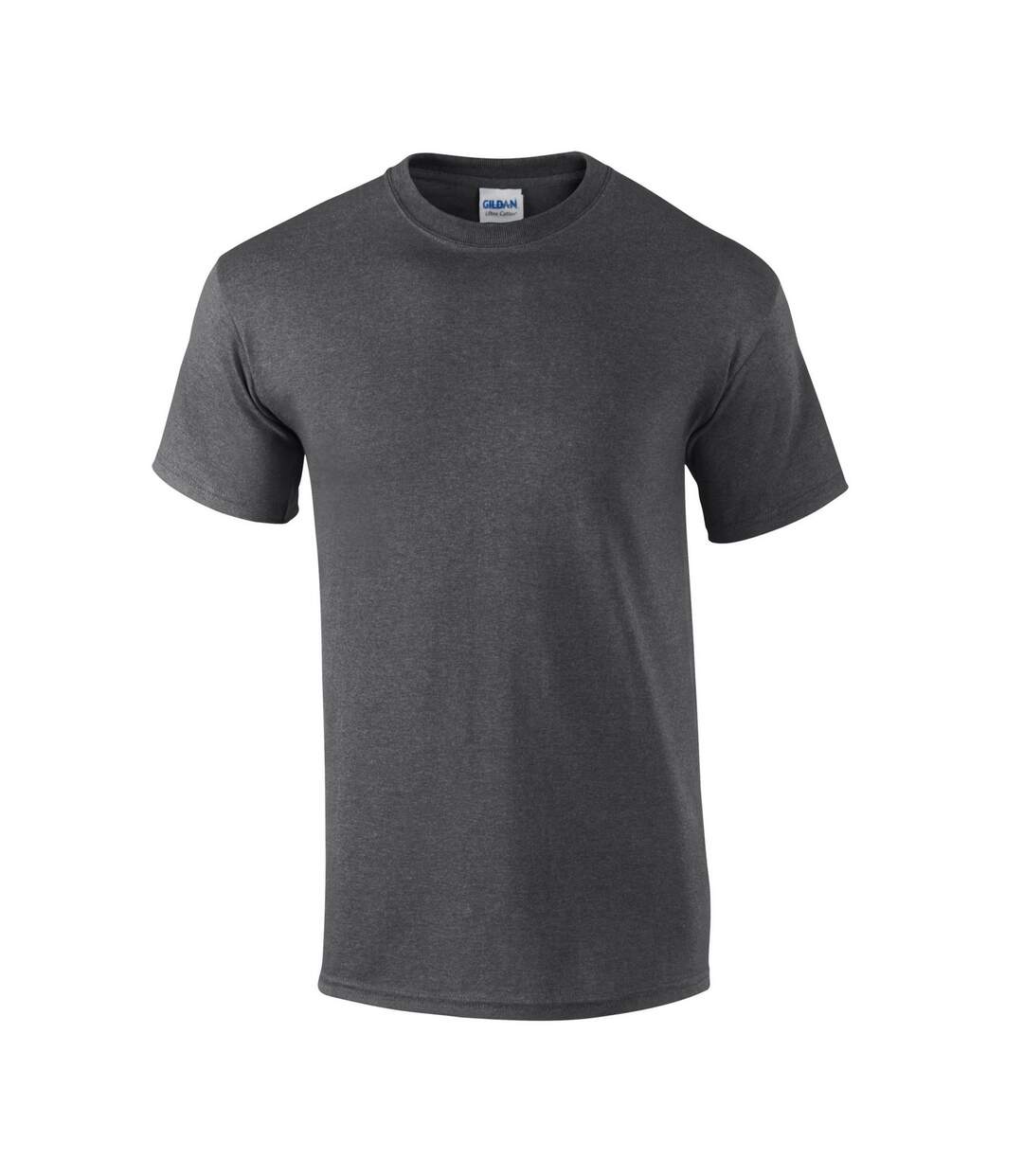 T-shirt Adulte Gris Foncé Chiné Gildan-1