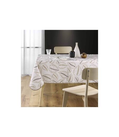 Nappe Antitache Imprimé Alma 150x240cm Naturel