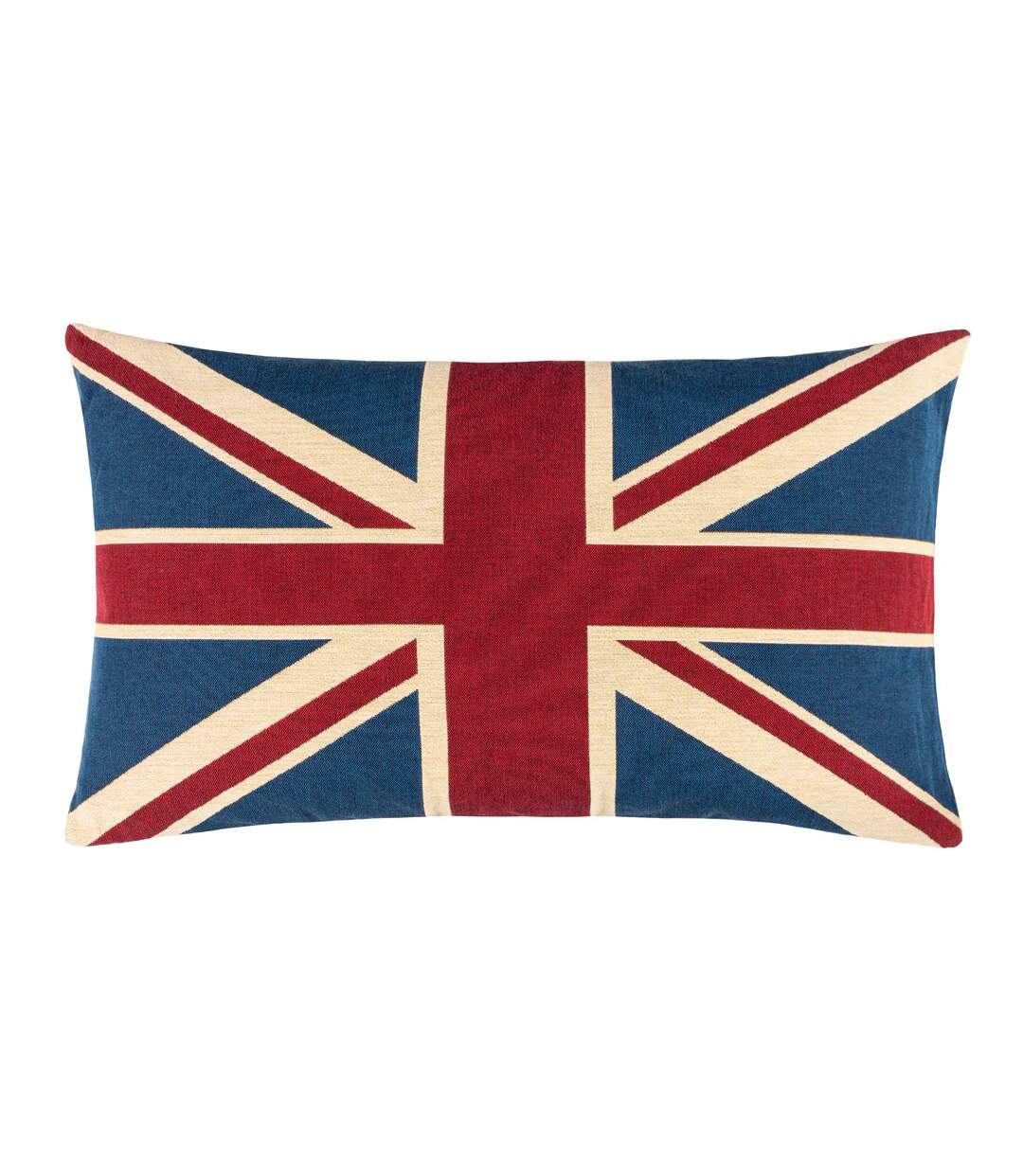 Tapestry union jack cushion cover 32cm x 46cm blue/red Evans Lichfield