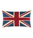 Tapestry union jack cushion cover 32cm x 46cm blue/red Evans Lichfield