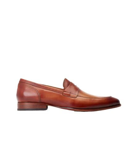 Mocassins Penny Bruno Homme Marron Clair Base London