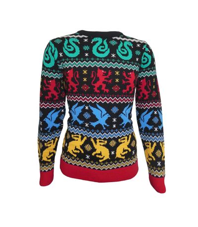 Harry Potter Unisex Adult Houses Knitted Christmas Sweater (Multicolored) - UTHE693