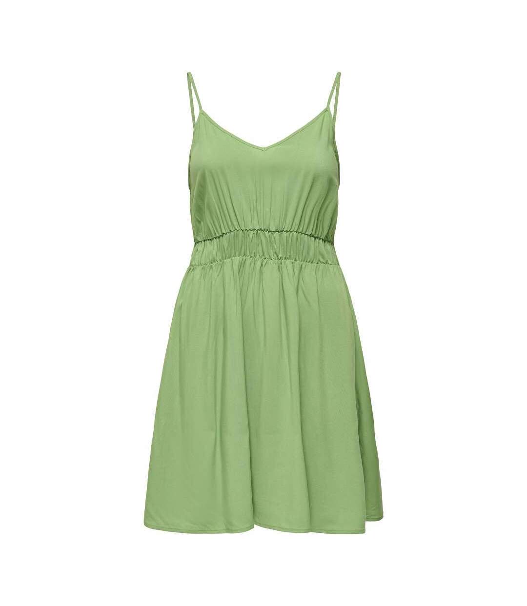 Robe verte femme only selina-1