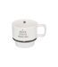 Lot de 4 Mugs sur Rack Happy 22cl Blanc-2