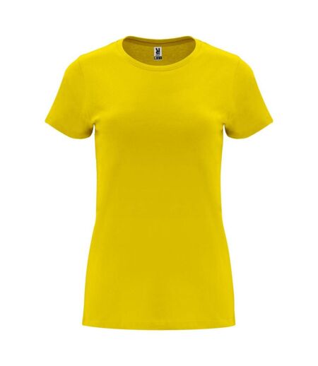 T-shirt Capri Femme Jaune Roly