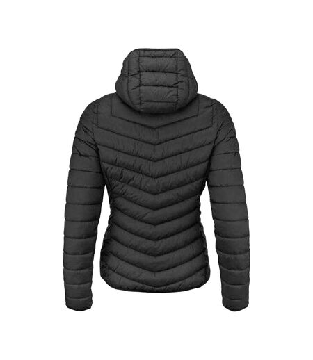 Womens/ladies Mount Adams Padded Jacket Black Cutter & Buck