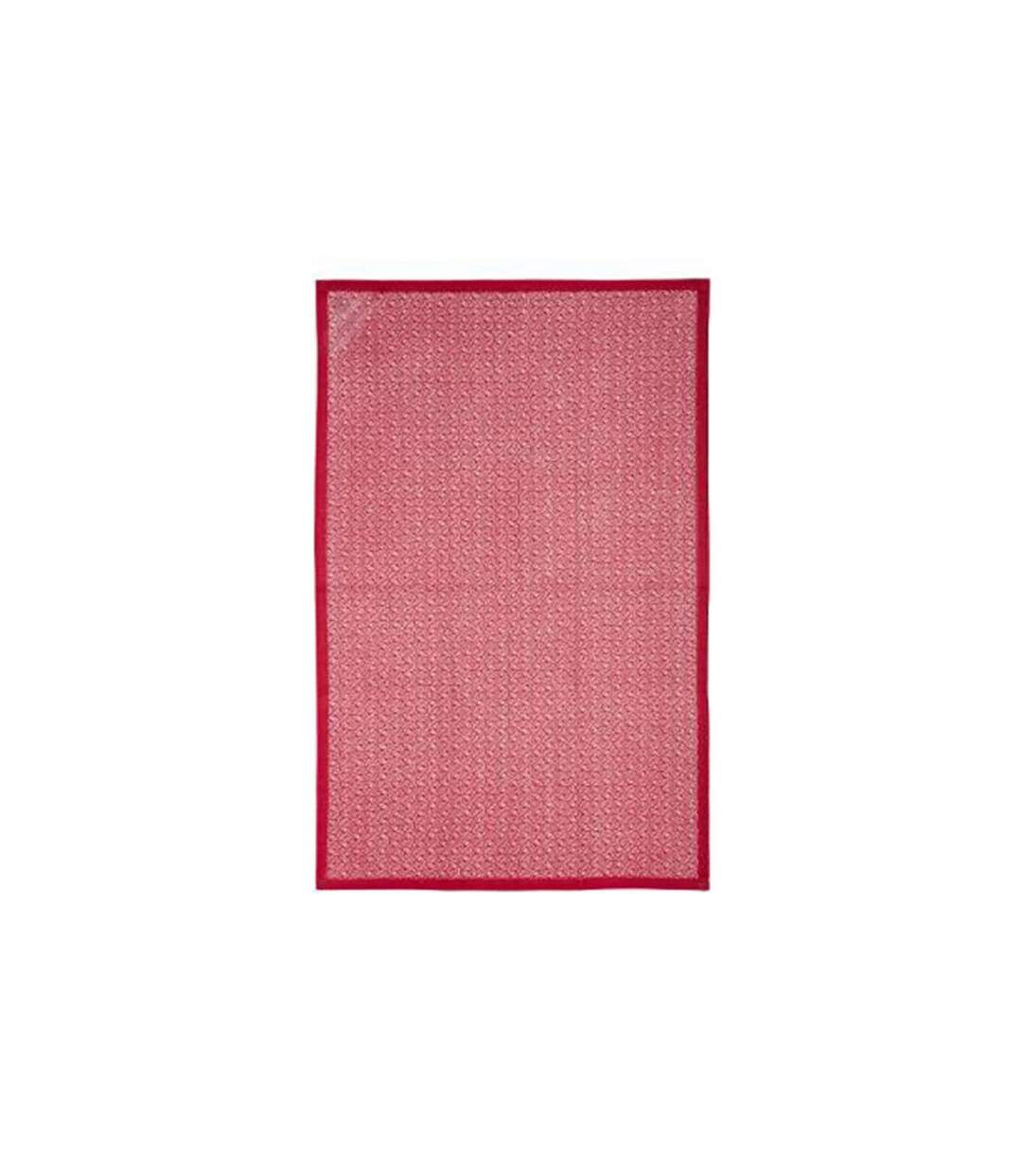 Lot de 3 Torchons Imprimé 45x70cm Rouge-3