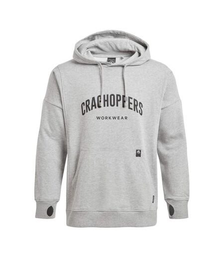 Sweat à capuche workwear oulston homme gris clair chiné Craghoppers