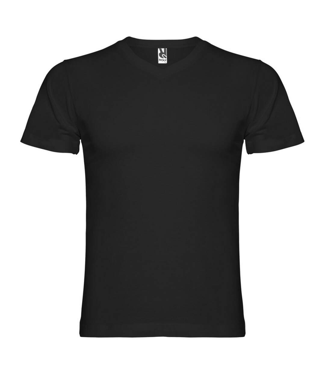 T-shirt samoyedo homme noir Roly-1