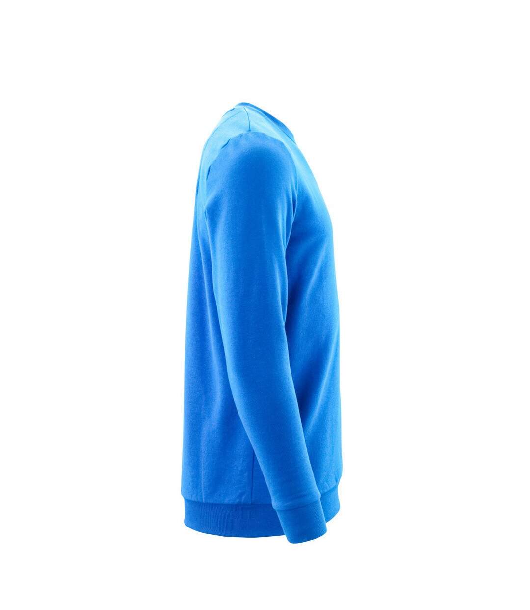 Mens Crossover Sweatshirt Azure Blue Mascot-4