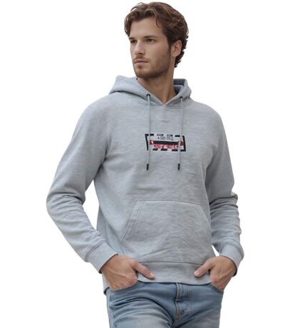 Sweat à  capuche homme graphique gris - Confort et style pour toutes les occasions