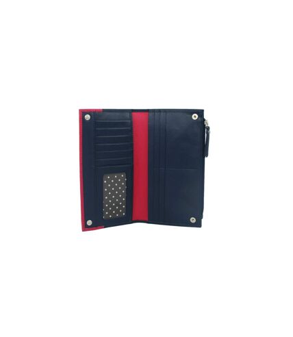 Eastern Counties Leather Womens/Ladies Karlie Contrast Panel Coin Purse (Navy/Pink) (One size)