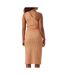 Robe Longues Orange Femme Vero Moda Maternity Zinnia Midi - L