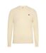 Mens Batwing Logo Crew Neck Jumper Cream Levis-1