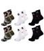Chaussettes QUIKSILVER QUARTER 6 Pcs 0443-3