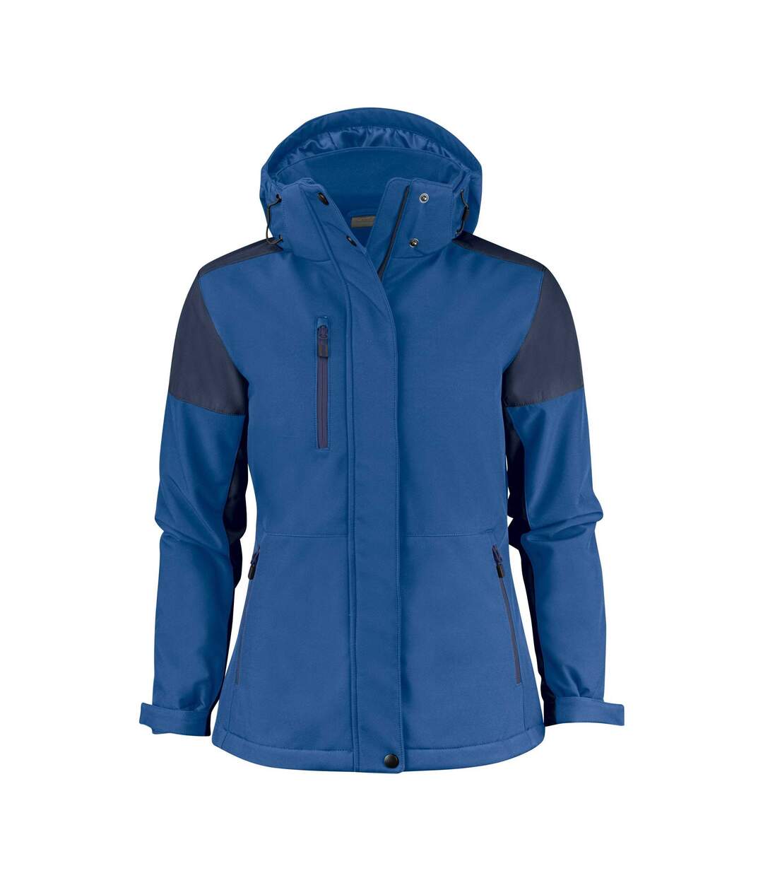 Doudoune Softshell Femme Cobalt Bleu Marine Printer-1