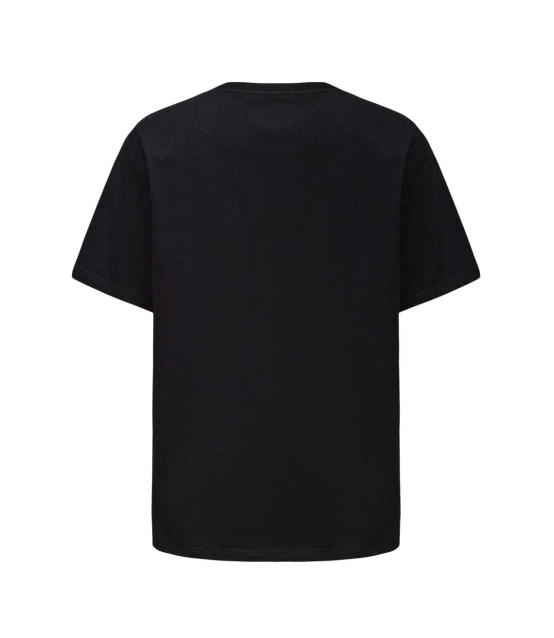 Mens Small Logo Cotton T-shirt Black Pretty Green-2