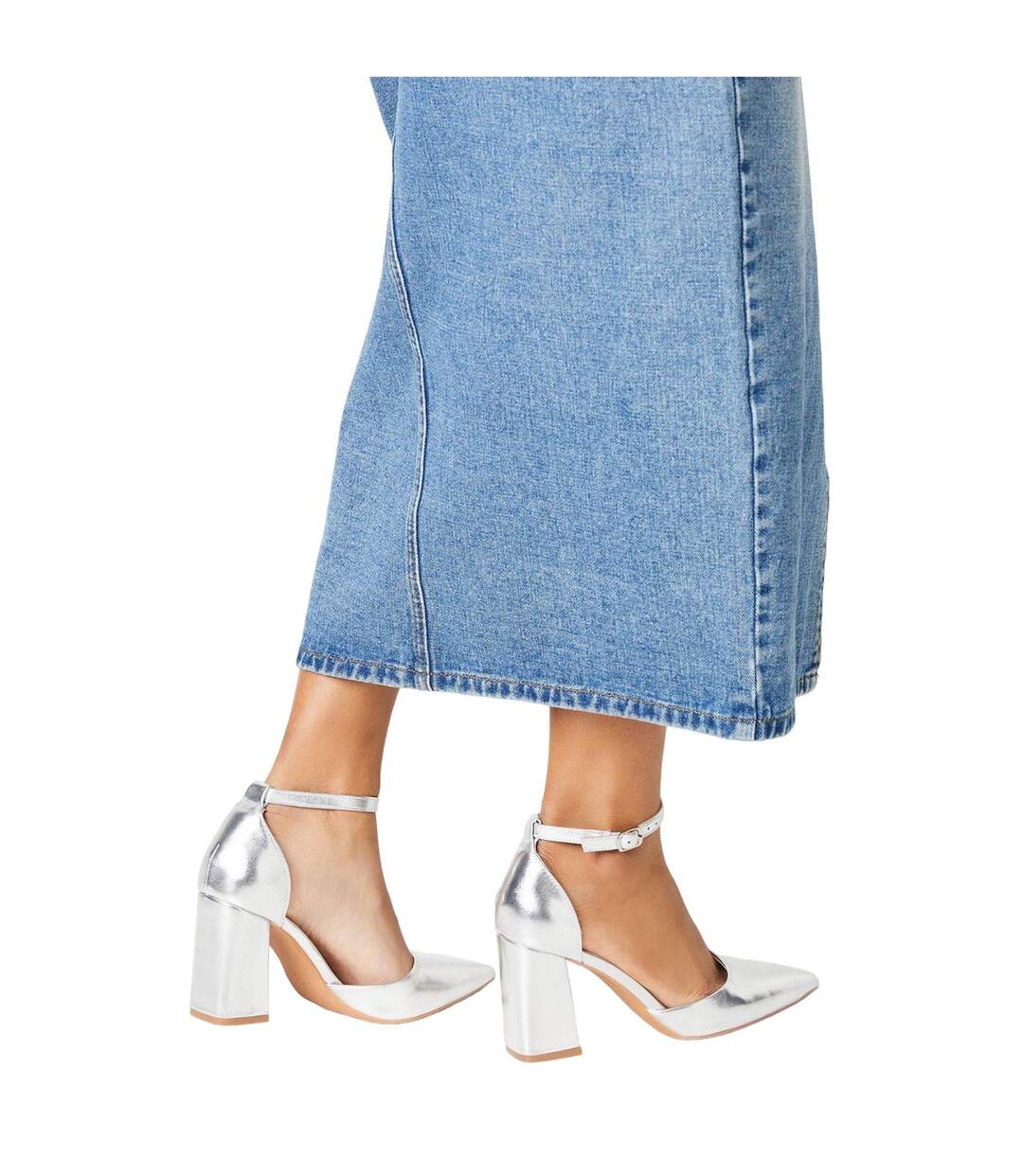Sandales Blanche Femme Argenté Dorothy Perkins-3