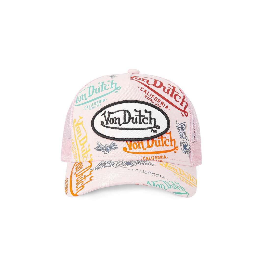 Casquette Trucker Brand Pink Vondutch-2