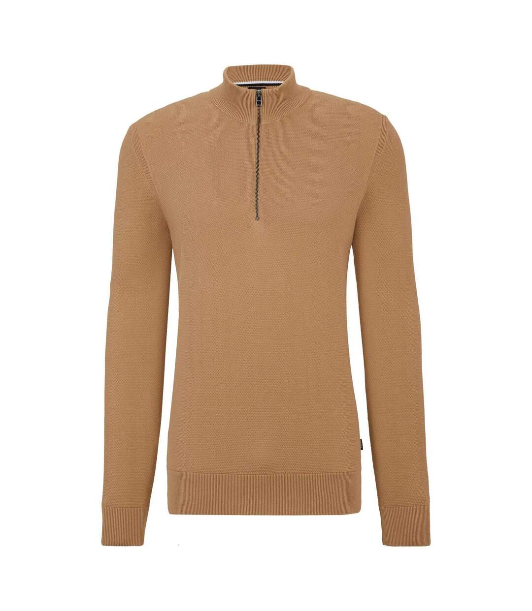 Sweat Embrando-p Homme Beige Boss-1