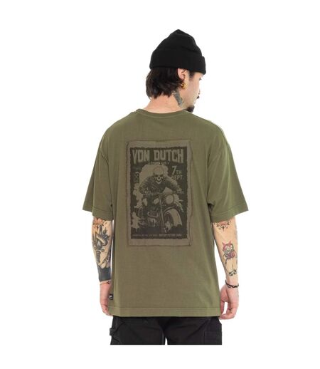 T-shirt homme relax en jersey 180GSM avec print devant et dos Pablo Vondutch