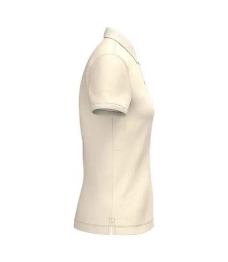 Womens/ladies Pique Polo Shirt Raw Natural Native Spirit