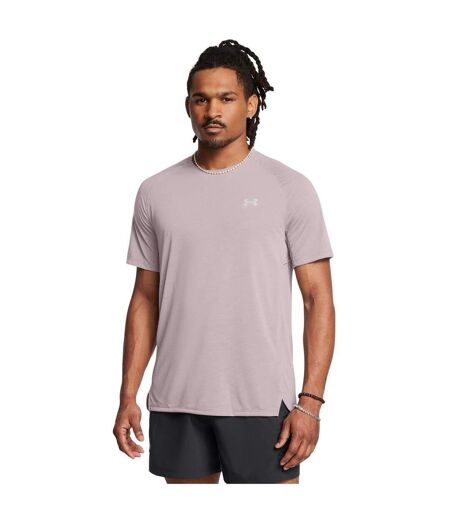 T-shirt Motif/style Logo Launch Homme Gris Pâle Under Armour