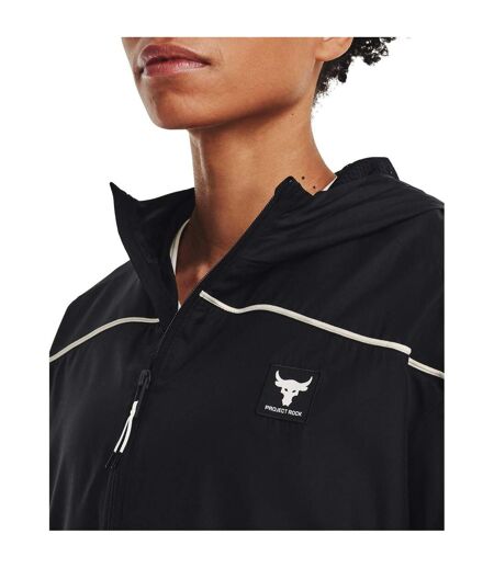 Veste À Capuche Motif/style Réfléchissant Project Rock Homme Noir Under Armour