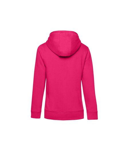 Womens/ladies queen hoody magenta pink B&C