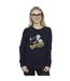 Disney Sweat-shirt japonais Mickey Mouse Femme/Ladies (Bleu marine) - UTBI28580-2
