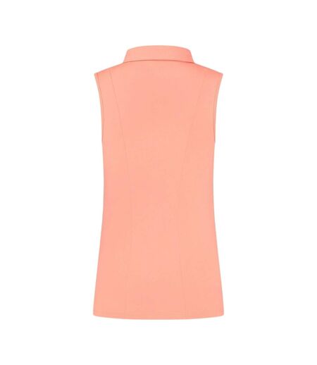 Womens/ladies Regular Tennis Polo Shirt Desert Pink K-Swiss