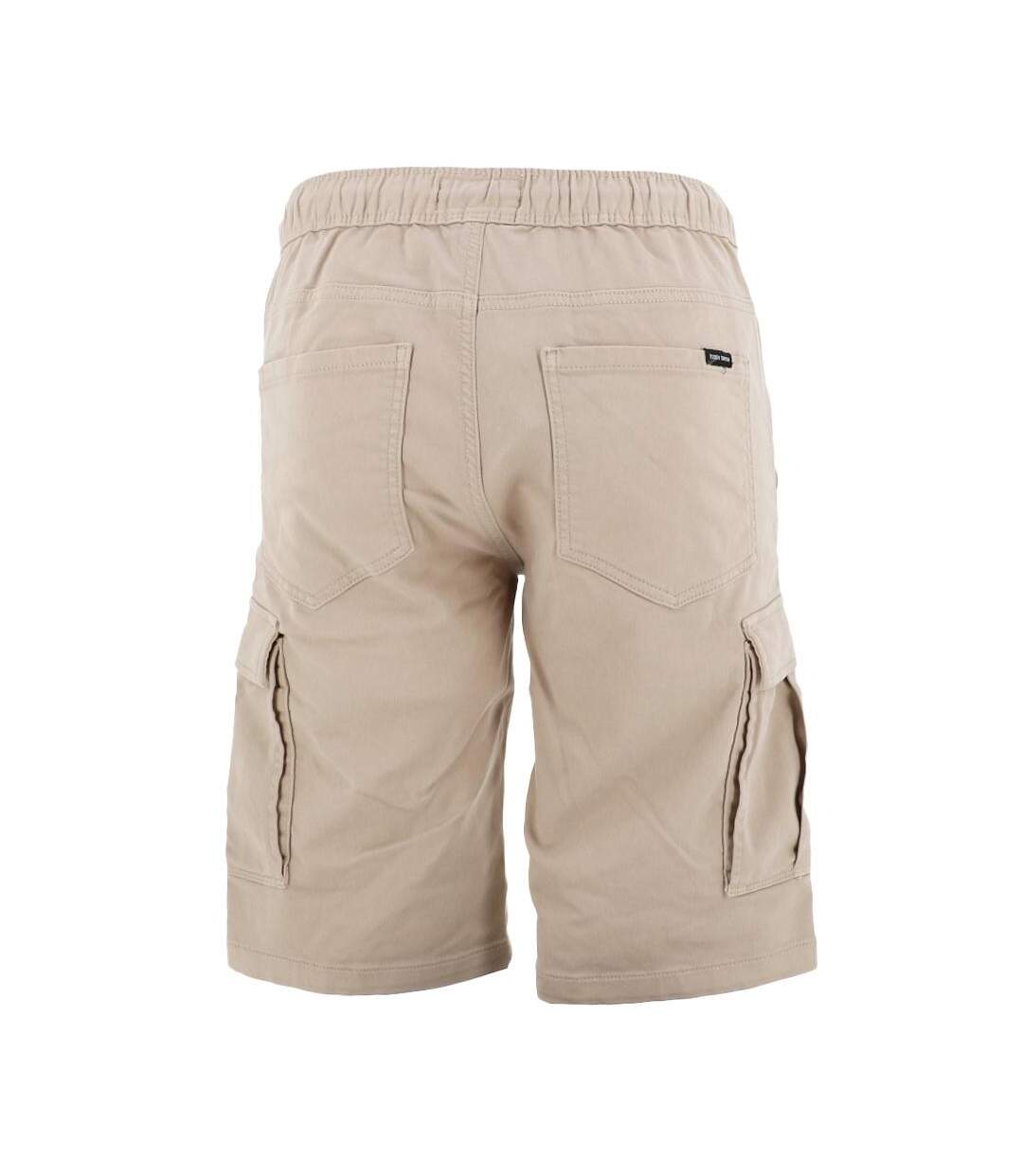 Short beige homme teddy smith sikers cargo-2