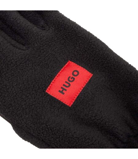Fleece Logo Winter Gloves S Black Hugo