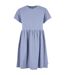 Robe T-shirt Empire Valance Femme Bleuet Givré Urban Classics-1