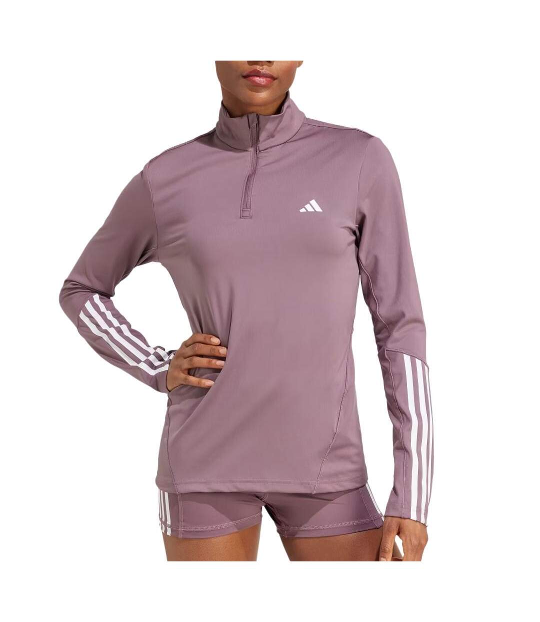 Haut d'entrainement Mauve Femme Adidas Hyglm - M-1