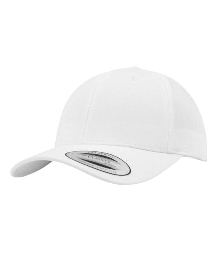 Casquette De Baseball Motif/style Courbé Classic Blanc Flexfit