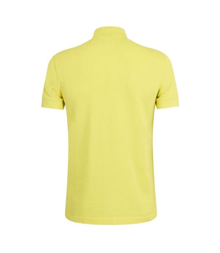 Polo Firenze Homme Jaune Vif Boss