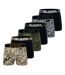 Lot de 6 boxers homme en coton ceinture subli Duo Camo Vondutch-1