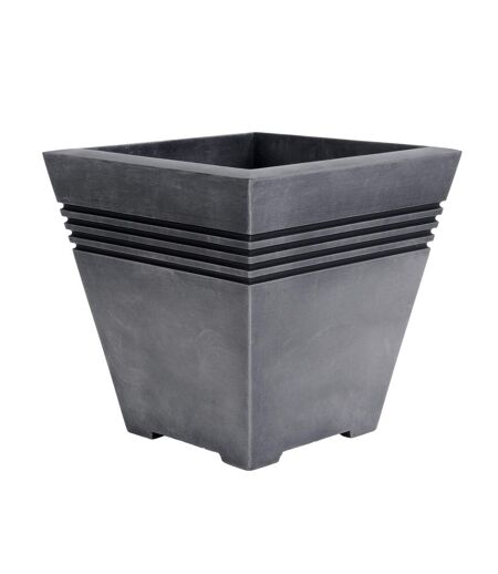 Sankey - Jardinière carrée MILANO (Gris) (Taille unique) - UTST7470