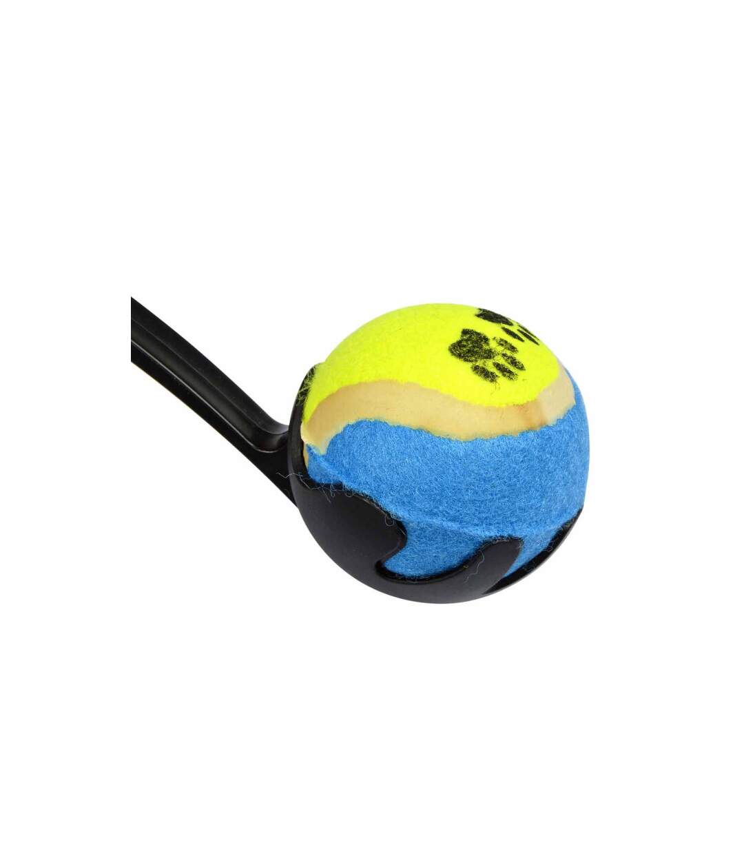 Jouet pour Chien Lanceur Balle Tennis 48cm Noir-2